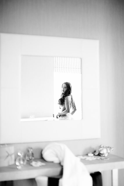 Fabiana and Carlo Nicora - London Boudoir Photography - Portfolio - Reflection in the Mirror